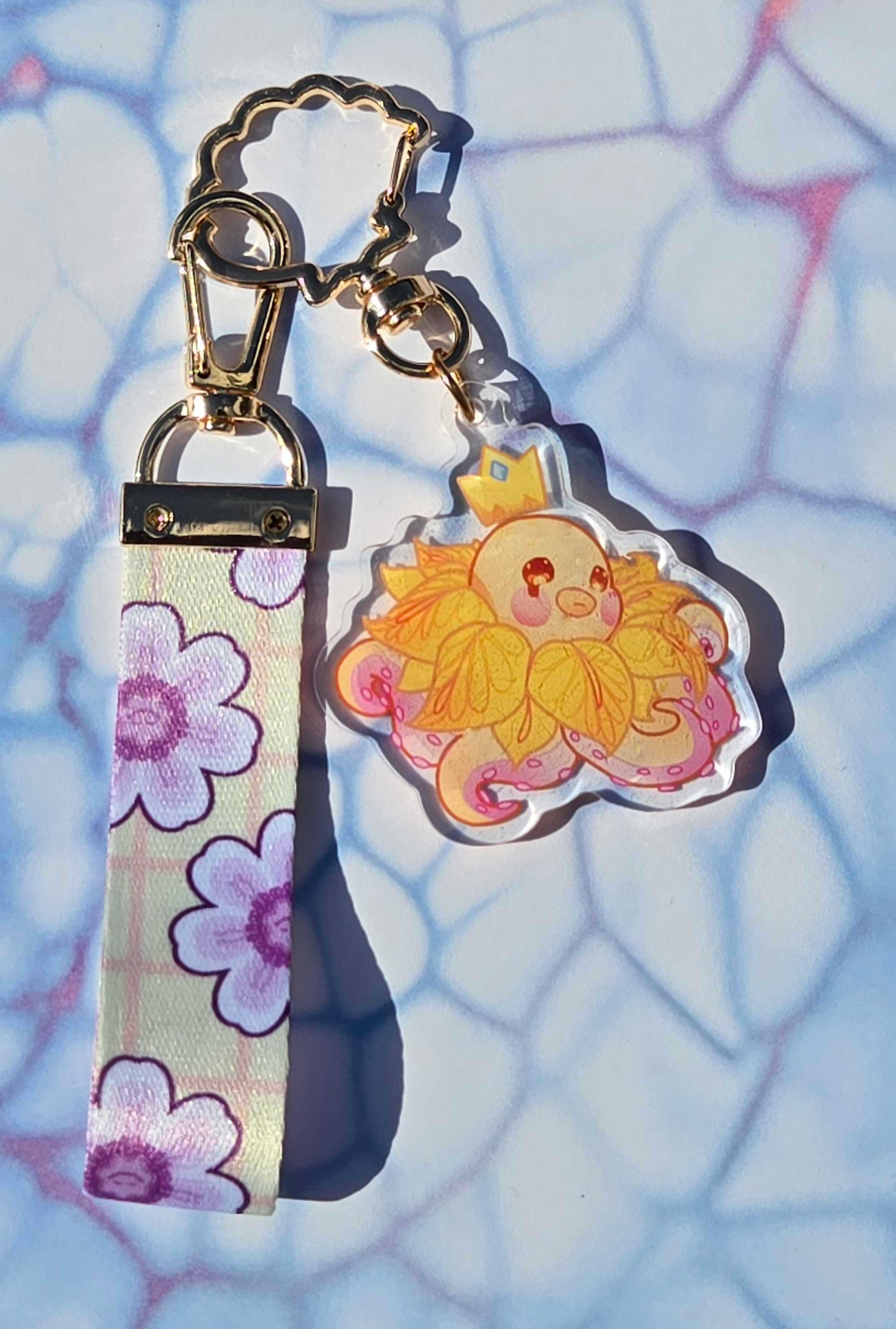 Drama Octopus acrylic keychain